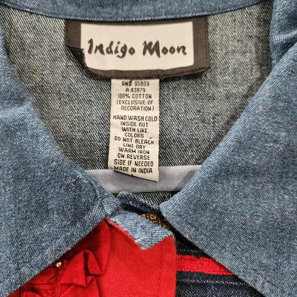 SALE! Indigo Moon Top/Jacket - Picture 7 of 7